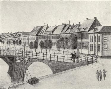 Södra Hamngatan på 1700-talet