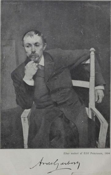 Efter maleri af Eilif Peterssen, 1894<bArne Garborg