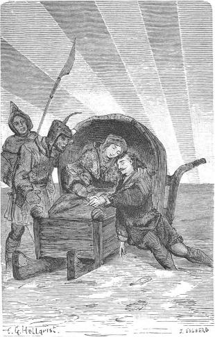 <smalC. G. Hellqvist, Ill.                        J. ENGBERG, xyl.</smal<b<biNunnan på Lurö.</bi