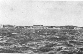 Långedrag photographed from the sea
