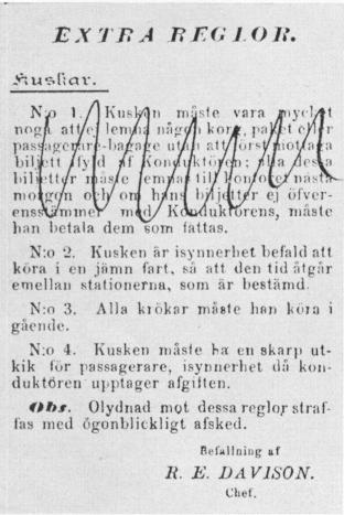 En order till kuskarna 1887