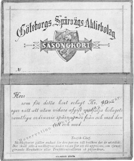 Säsongkort Säsongkort