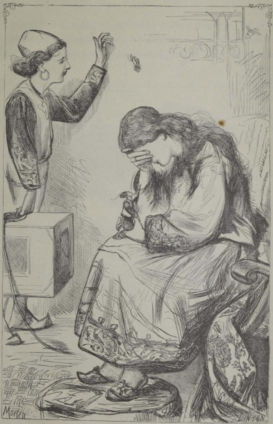 <smalIll. [T.] Morten                                LINTON Sc</smal<bHun havde en Anelse om det, som skulde ske. S. 214.