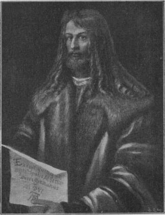 Albrecht Dürer. Själfporträtt.