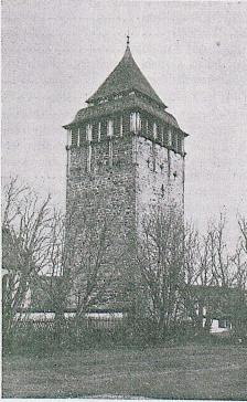 Kyrktornet i Brunflo.