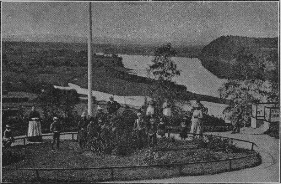 Utsikt från Färila gästgifvaregård.