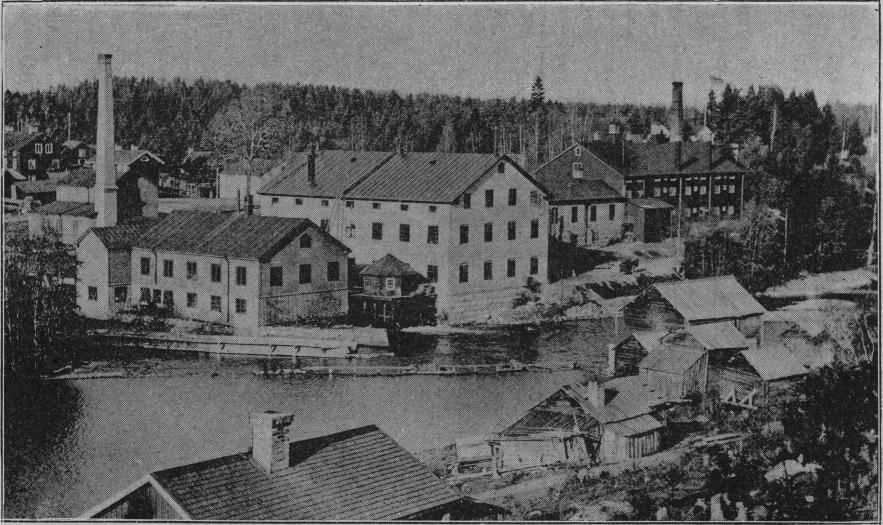 Forsa trämassefabrik.