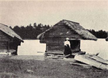 Sjöbodar i södra Tjusts skärgård.