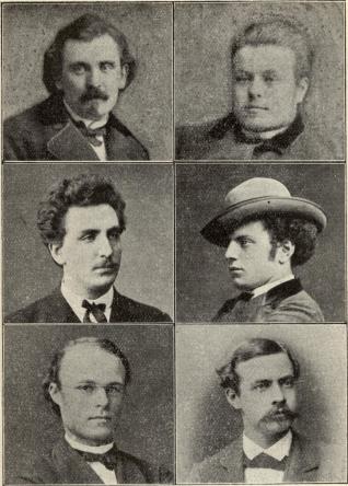 Medlemmar av föreningen Runa:<bJosef Linck.	Axel Jäderin.<bEugen Fahlstedt.	J. Josephsson.<bCarl Oscar Larsson.	Arvid Wickström.