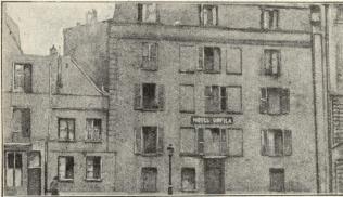 Hotell Orfila i Paris.