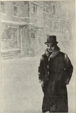 Strindbergs sista promenad före sin död. Fotografi taget den<b9 april 1912. Ellqvist foto.