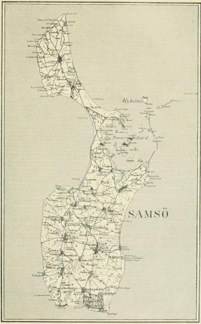 Fig. 2. Samsø.<b(Efter Generalstabens Kort.)