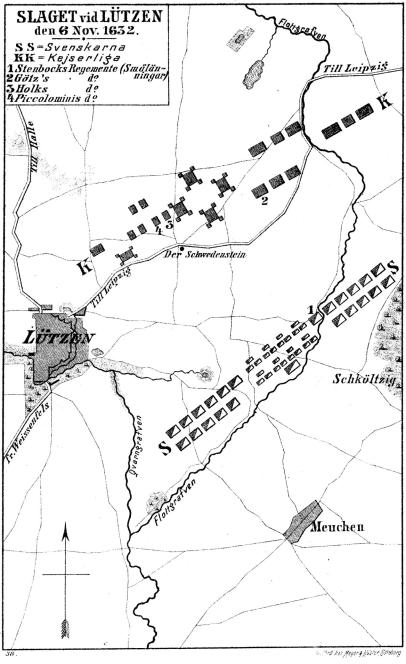 SLAGET vid LÜTZEN<bden 6 Nov. 1632.