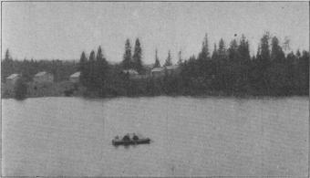 En sommarafton på Djupsjön vid Bäcklands fäbovall. En sommarafton på Djupsjön vid Bäcklands fäbovall.
