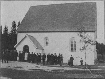 Gamla kyrkan — utvändigt efter restaureringen.
