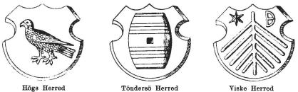 Högs Herred Töndersö Herred Viske Herred Högs Herred Töndersö Herred Viske Herred