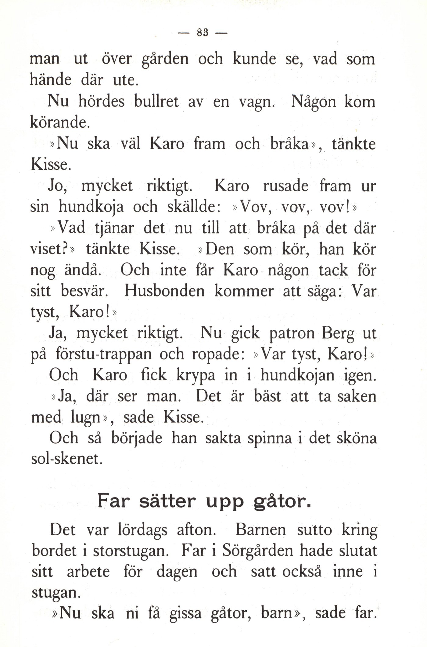 83 (hem och hembygd / sörgården. första skolåret)