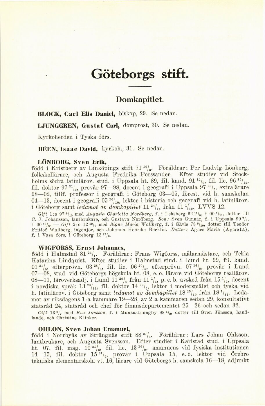 426 (Biografisk matrikel över Svenska kyrkans prästerskap / 1934)
