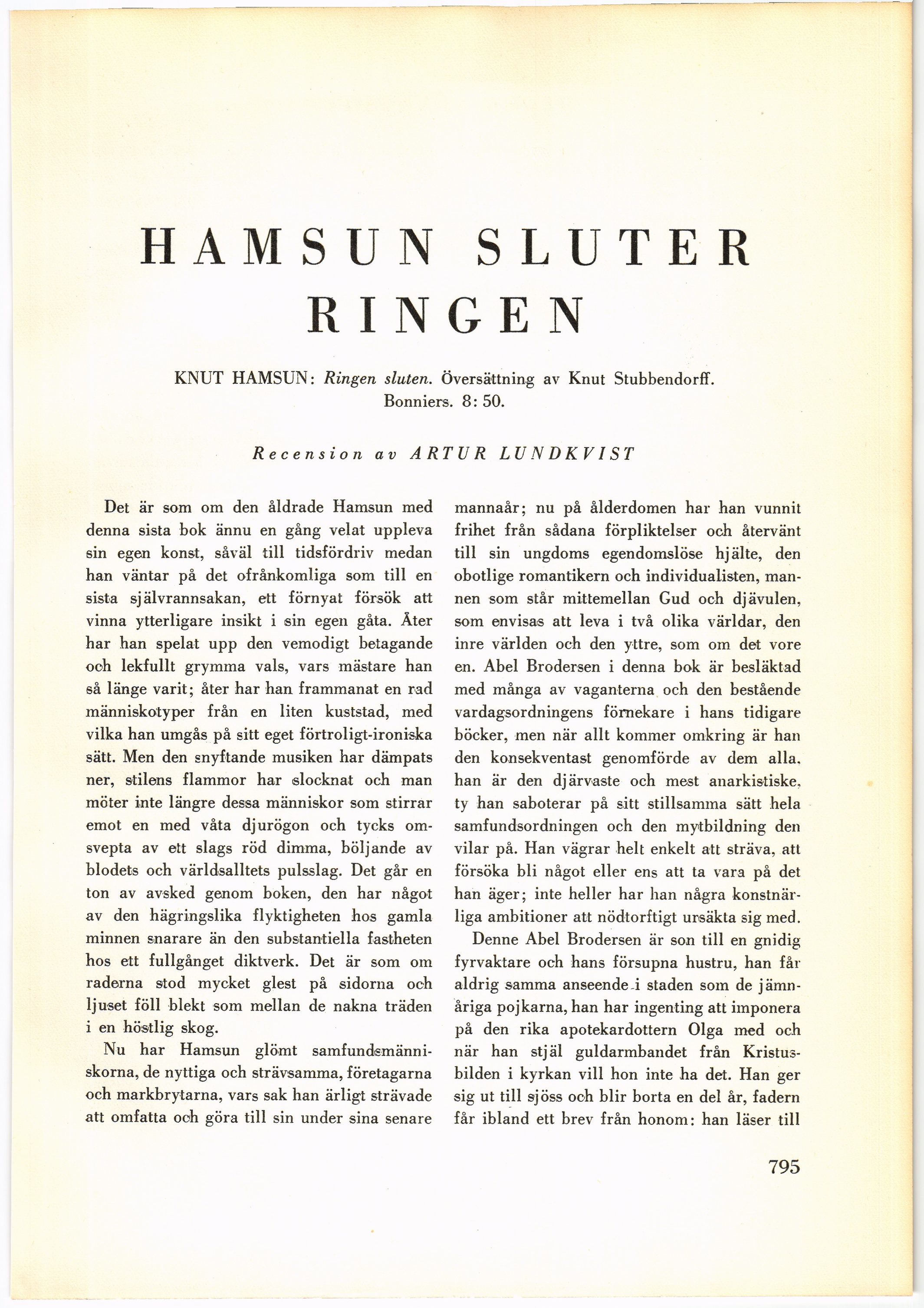 795 (Bonniers litterära magasin / Årgång V. 1936)