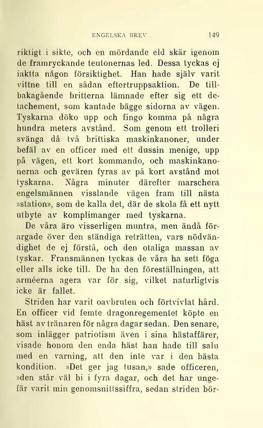 149 (Brev från fronterna : Tyska, franska och engelska soldatbrev ...