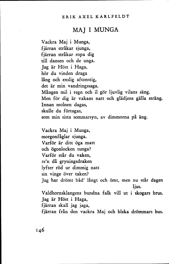 146 (Erik Axel Karlfeldts dikter)