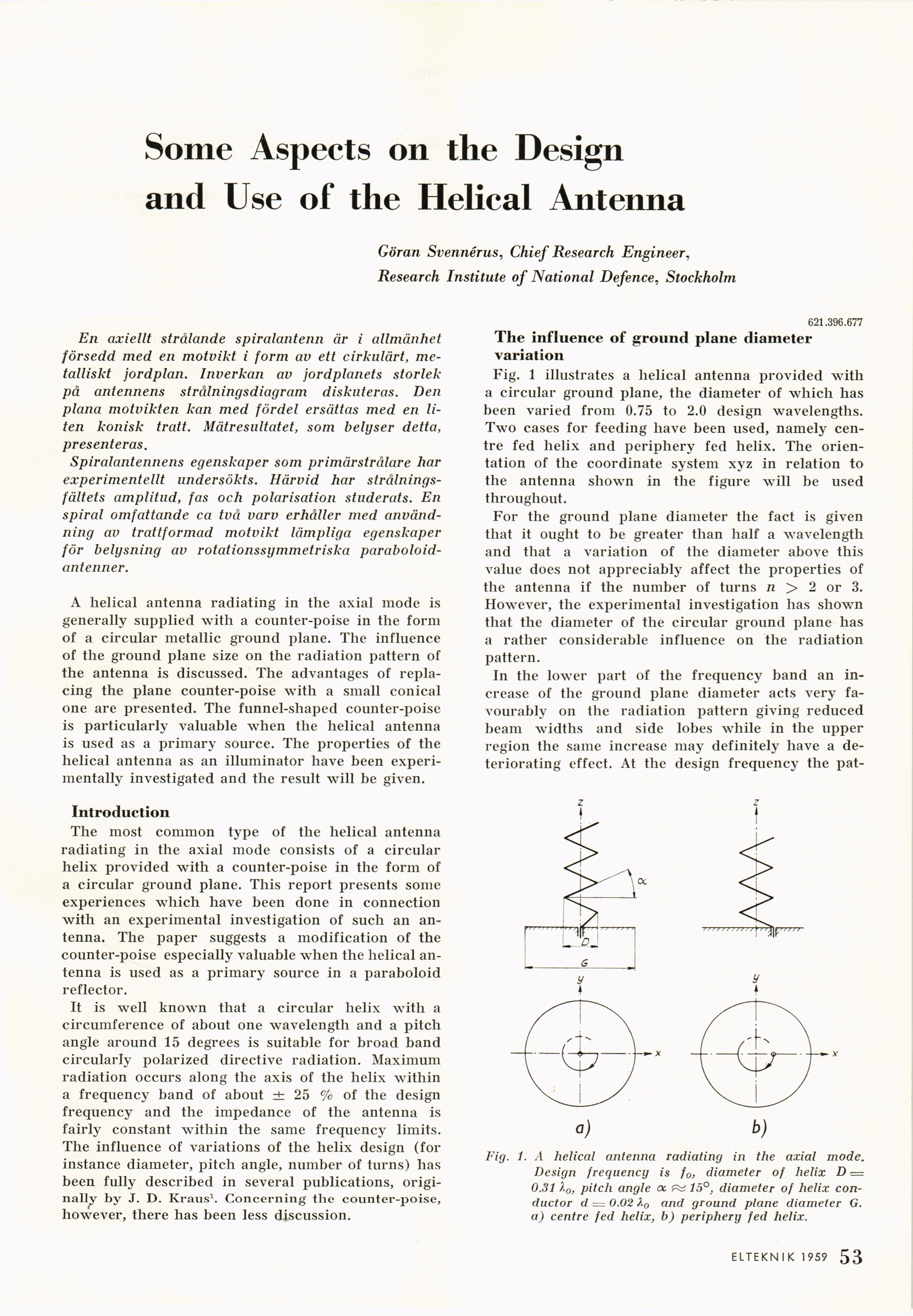 53 (Elteknik : Tidskrift för elektrisk kraftteknik, teleteknik och  elektronik / Årgång 2. 1959)