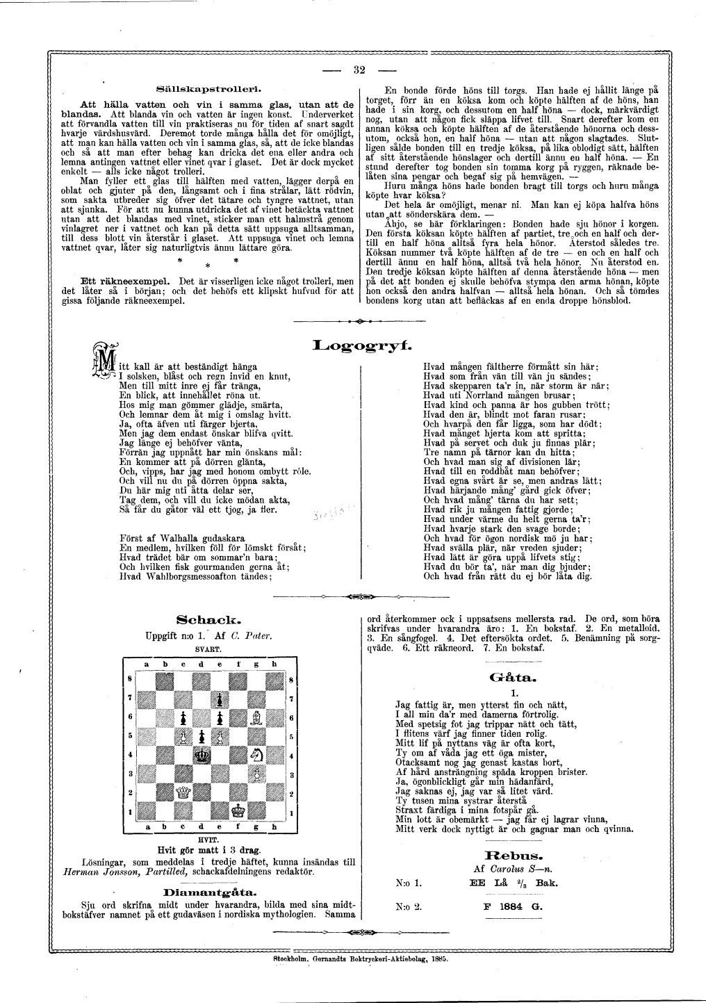 32 (Svenska Familj-Journalen / Band 24, årgång 1885)