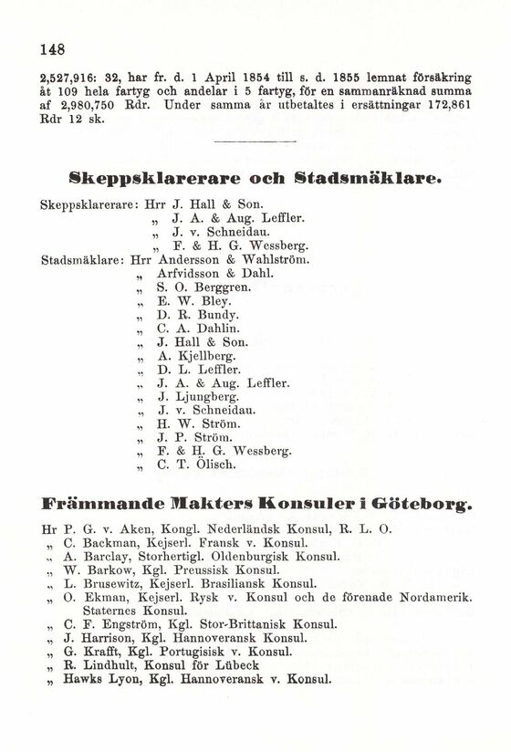 148 Goteborgs Kalender 1857