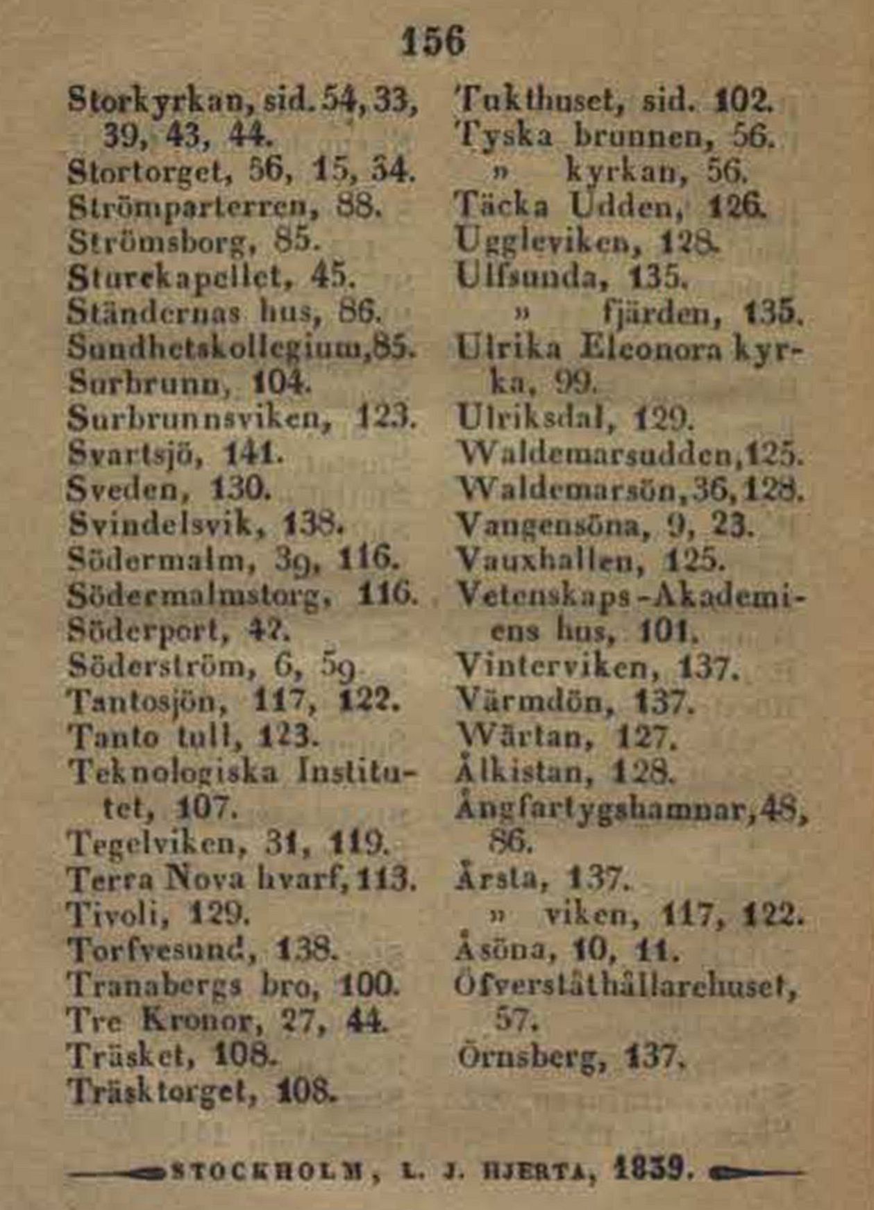 156 (Stockholm och dess omgifningar)