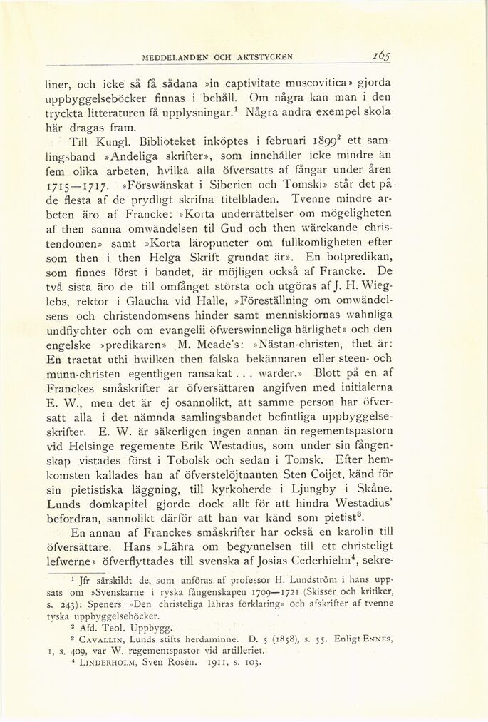 165 (Kyrkohistorisk Årsskrift / Trettonde årgången, 1912)