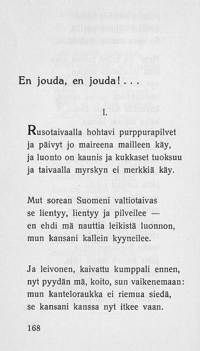 168 25 Vuotta Valikoima Runoja