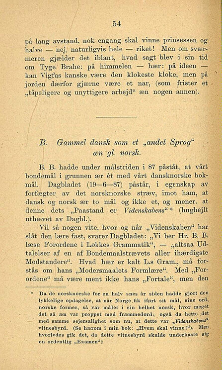 54 (Til dem, som forkynner eller lærer i det norske mål)