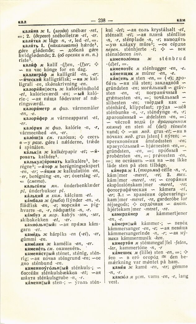 238 (Russisk-dansk ordbog)