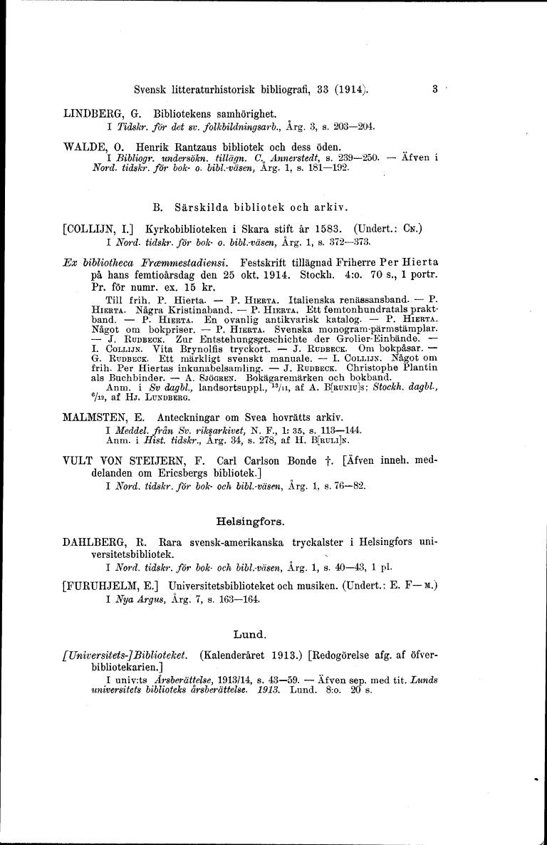 3 (Samlaren / Trettiosjätte årgången. 1915)