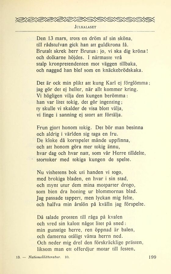 199 (Sveriges national-litteratur 1500-1900 / 10. Svensk romantik ...