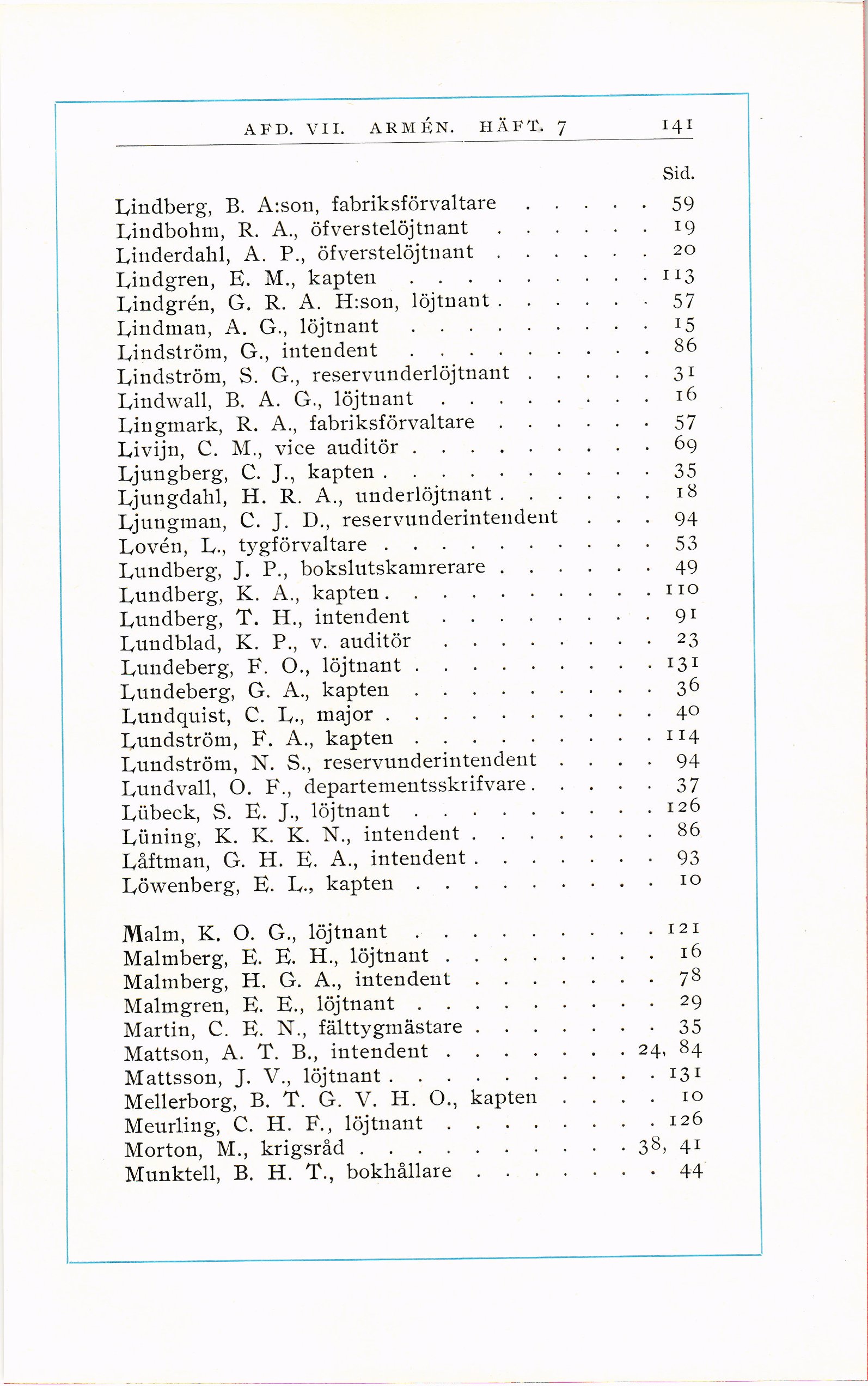 141 Svenskt Portrattgalleri Vii 7 Armens Officerare Och Civilstat Militarbefalet Pa Gotland Gotlands Trupper Samt K Armeforvaltningen Kommendantstaten Intendenturkaren K Vag Och Vattenbyggnadskaren Biografier Af Otto Bergstrom