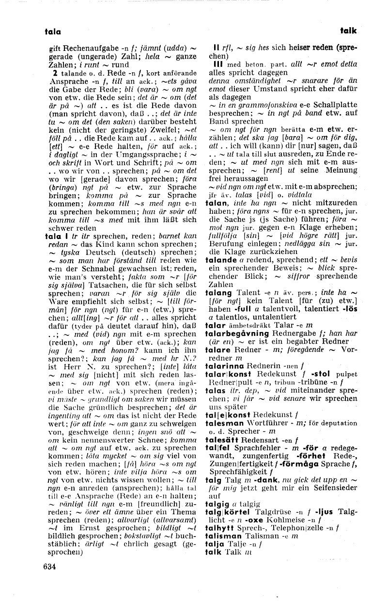 634 (Svensk-tysk ordbok)