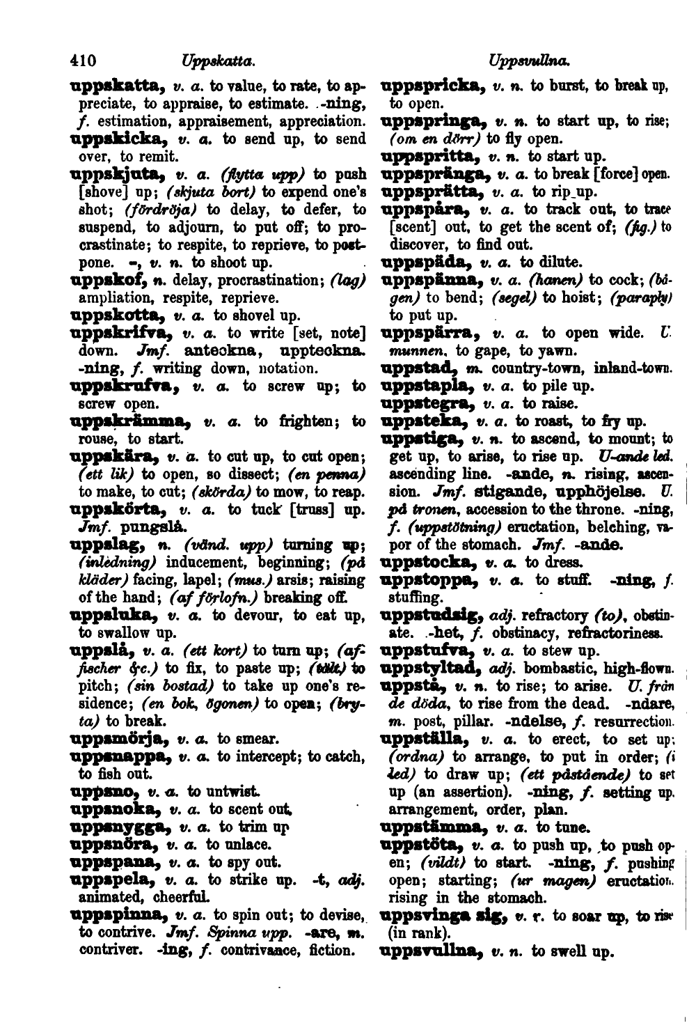 410 (Svensk-engelsk hand-ordbok)