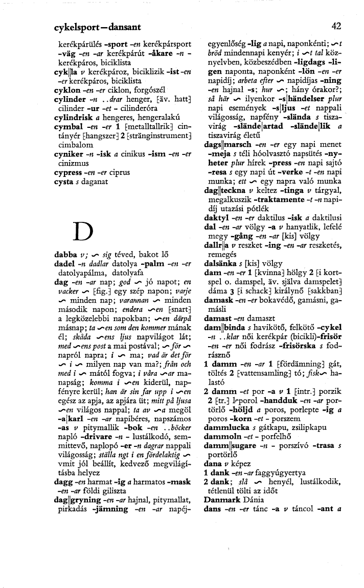 42 (Svensk-ungersk ordbok)