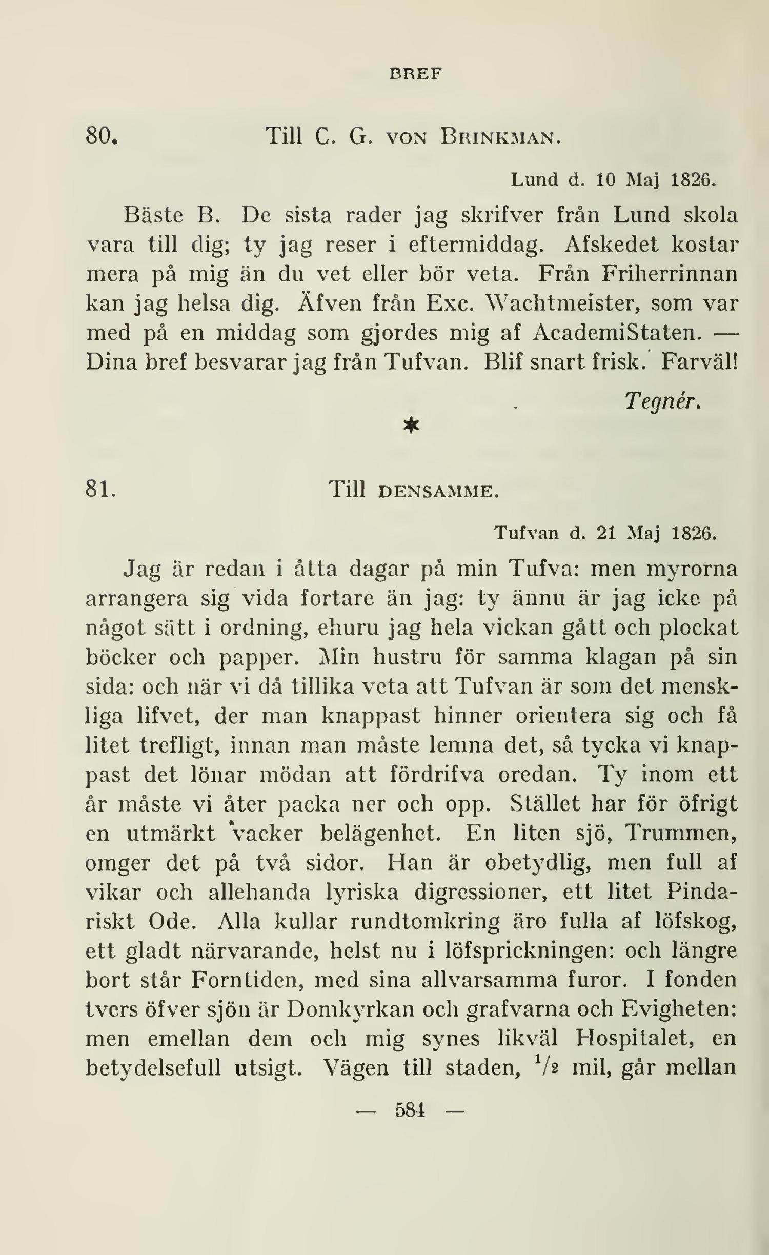 584 Samlade Skrifter Ny Kritisk Upplaga Kronologiskt Ordnad 5 1825 1826