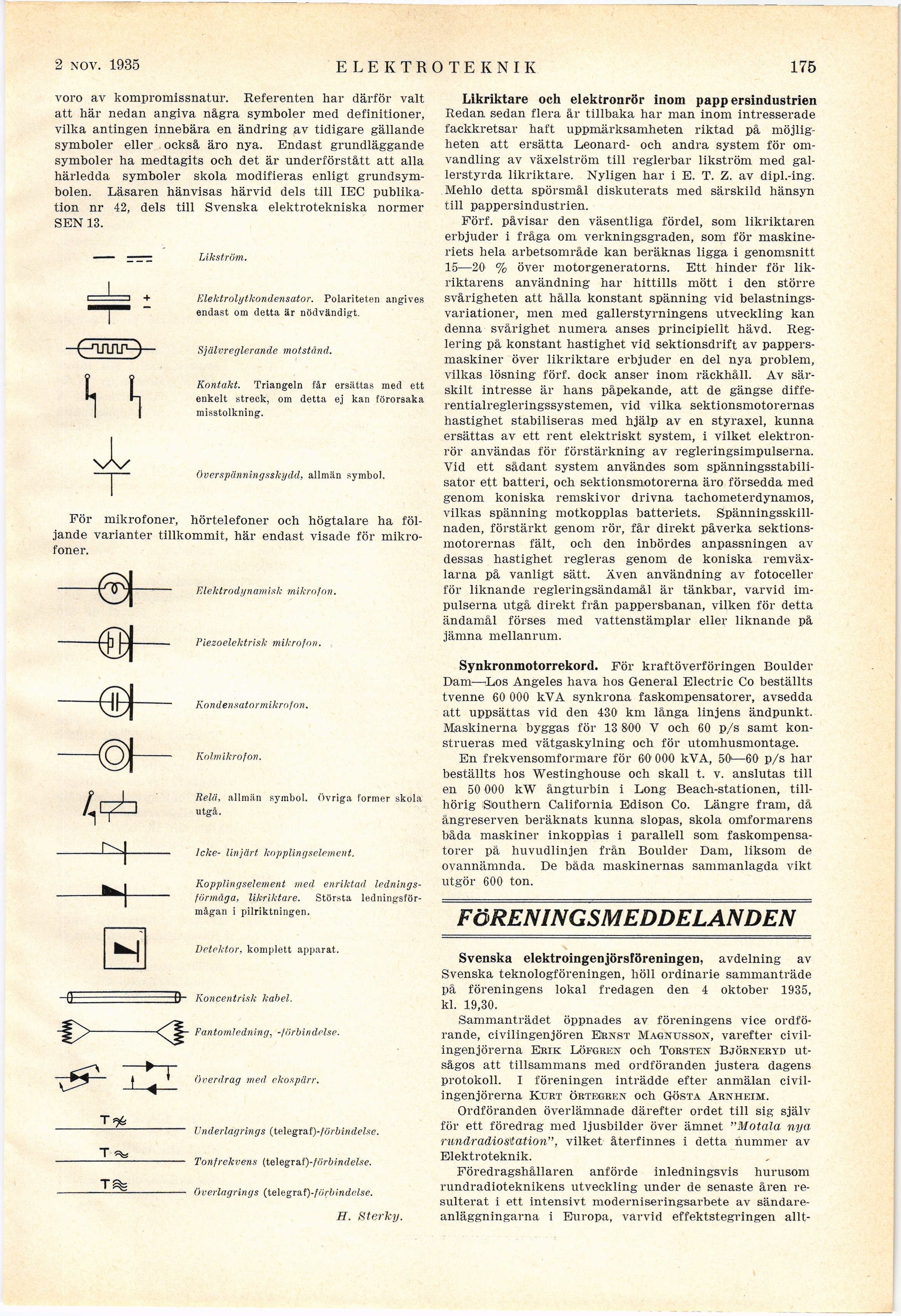 175 (Teknisk Tidskrift / 1935. Elektroteknik)