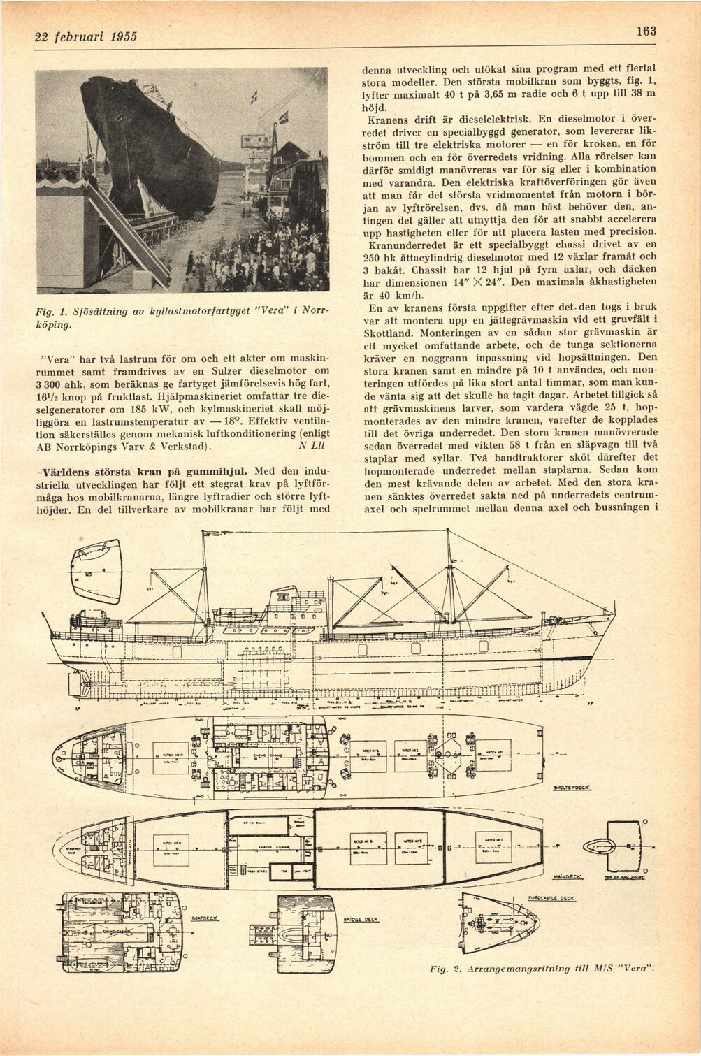 163 (Teknisk Tidskrift / Årgång 85. 1955)