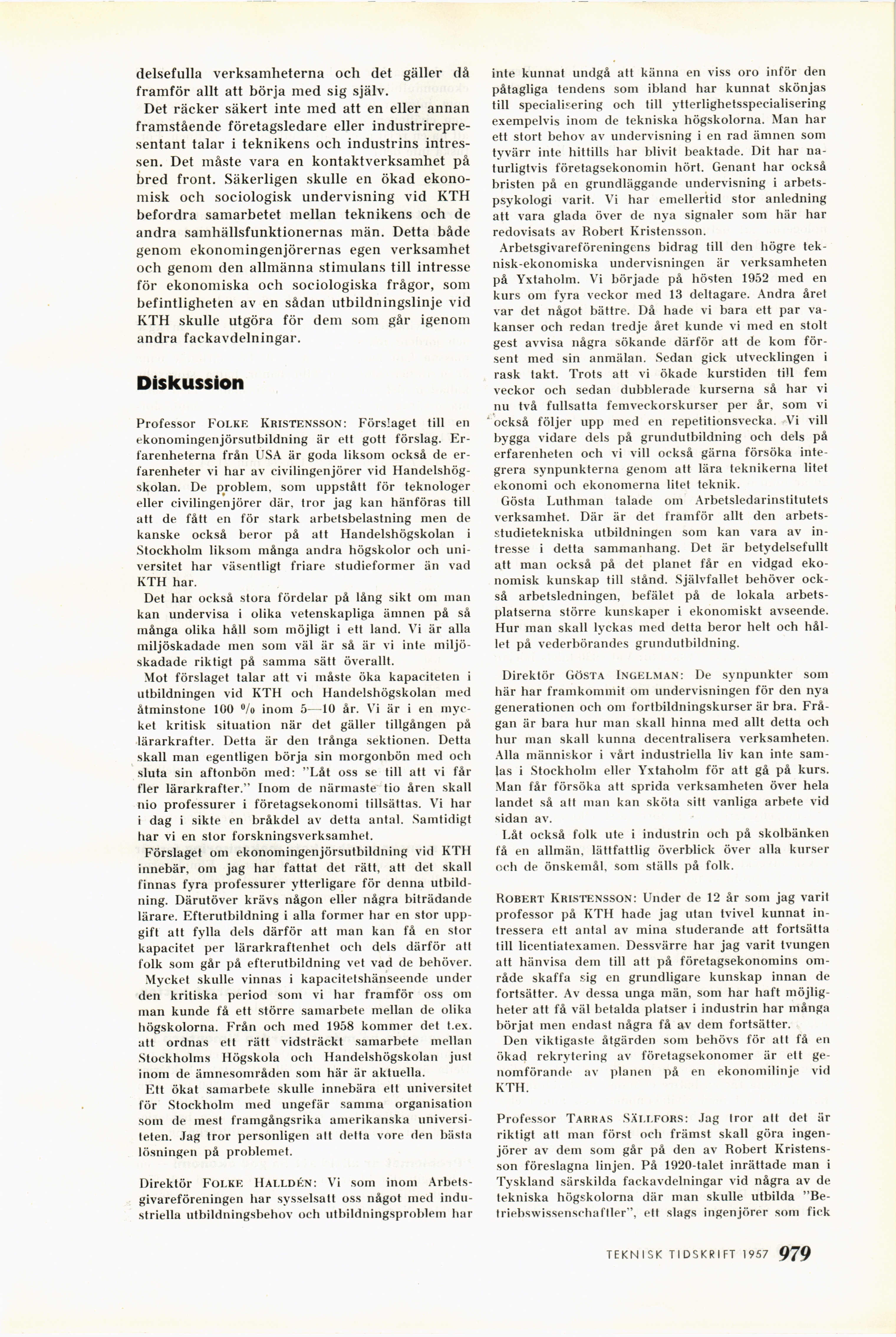 979 (Teknisk Tidskrift / Årgång 87. 1957)