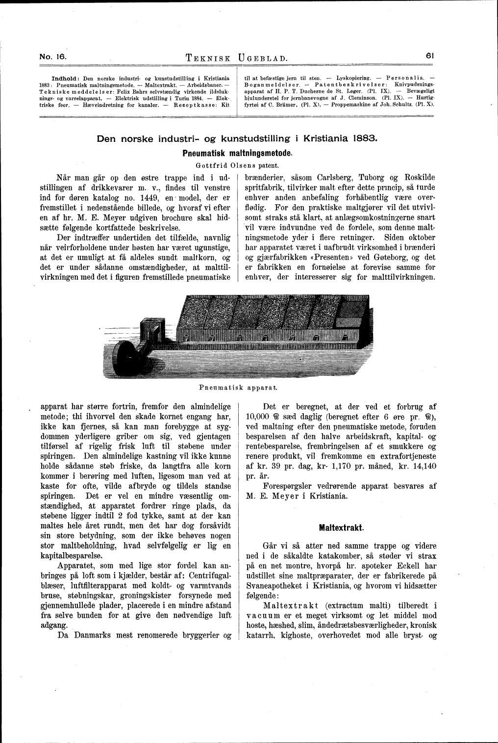 61 (Teknisk Ukeblad / 1ste Årgang. 1883)