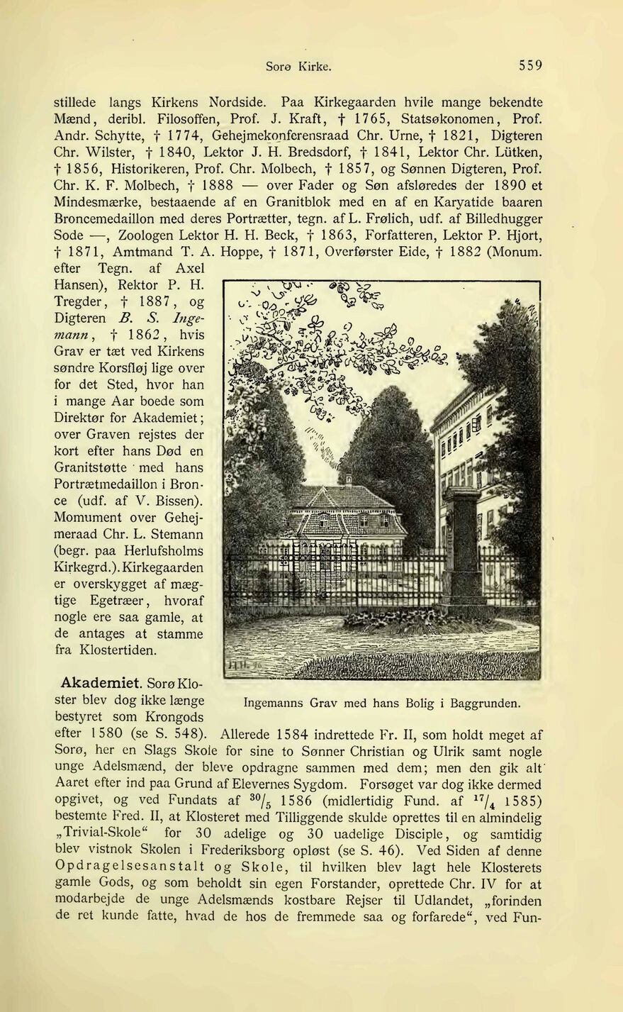 559 (Kongeriget Danmark / 3. Udgave 2. Bind : Frederiksborg, Kjøbenhavns,  Holbæk, Sorø og Præstø Amter)