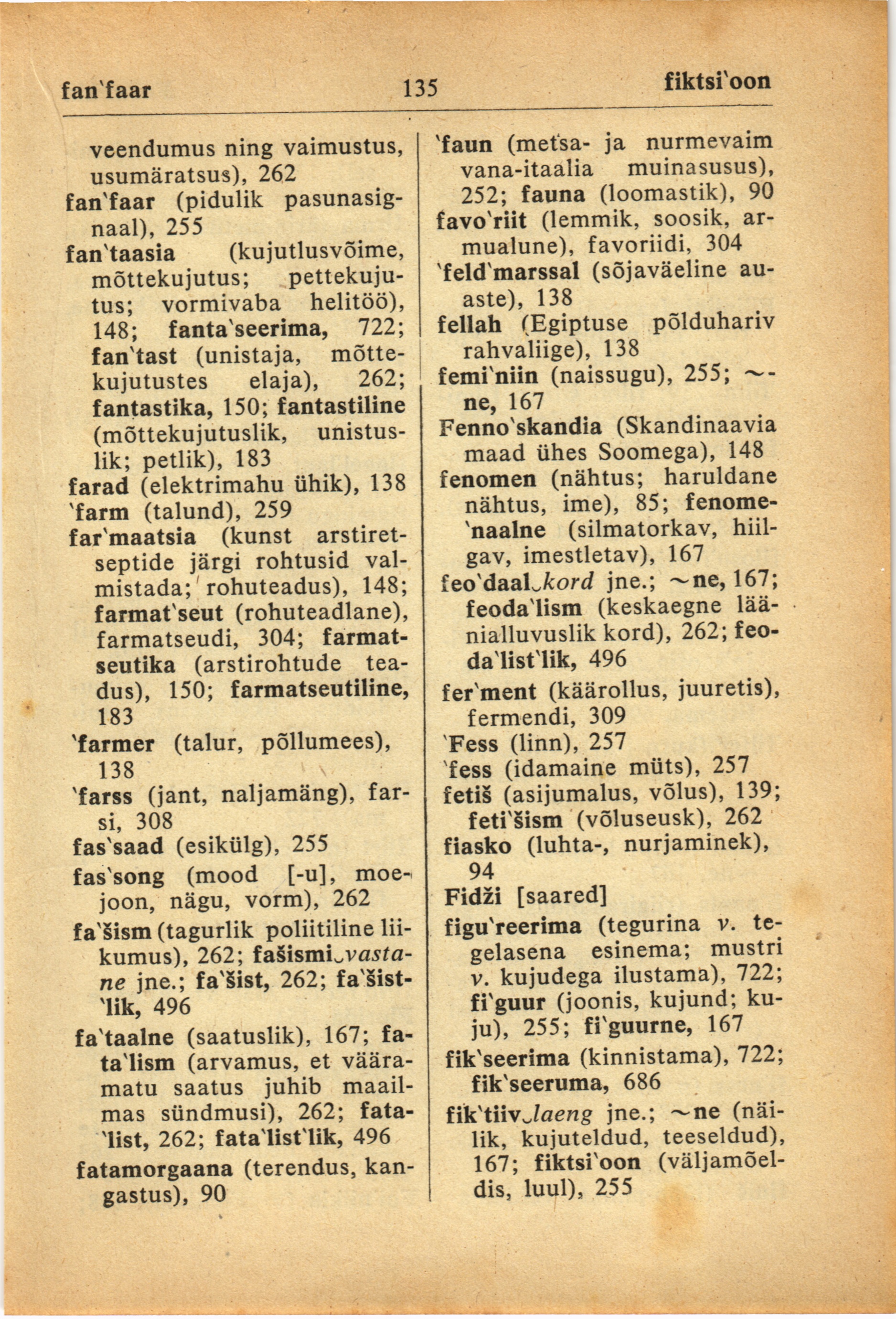 135 (Väike õigekeelsus-sõnaraamat / 8. trükk 1945)