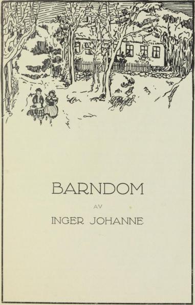 BARNDOM<bAV<bINGER JOHANNE