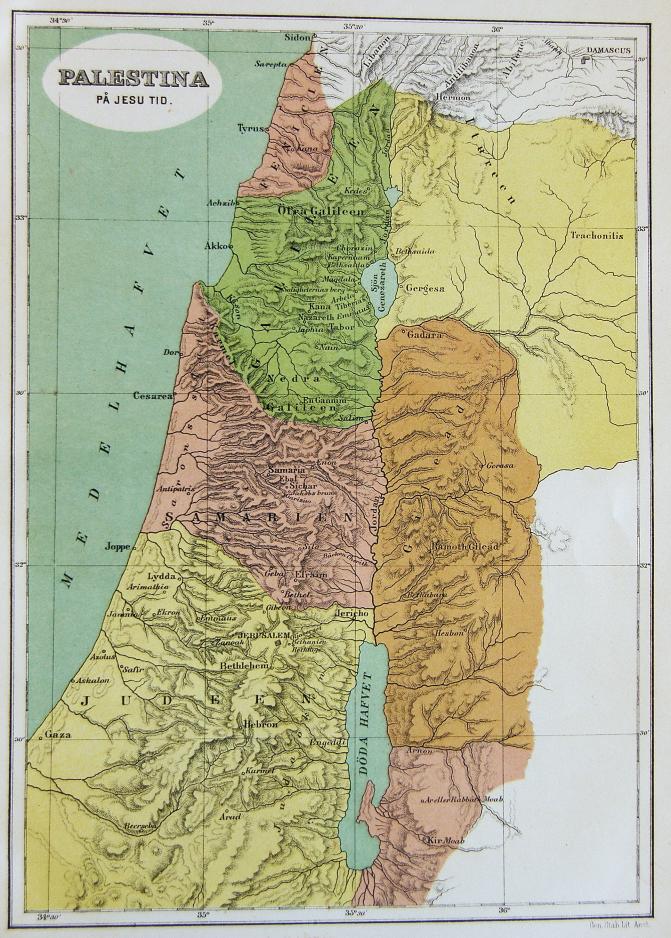 Palestina<bPå Jesu tid