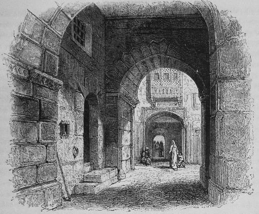 284. Det inre af St. Stefansporten i Jerusalem.