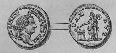 804. Mynt slaget af Vespasianus. 804. Mynt slaget af Vespasianus.